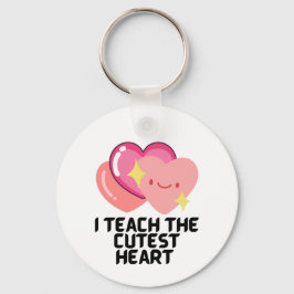 Ik geef les in de meest dunne harten sleutelhanger