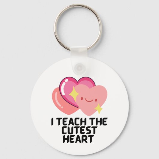 Ik geef les in de meest dunne harten sleutelhanger (Voorkant)