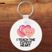 Ik geef les in de meest dunne harten sleutelhanger (Voorkant)