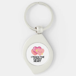 Ik geef les in de meest dunne harten sleutelhanger