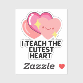 Ik geef les in de meest dunne harten sticker