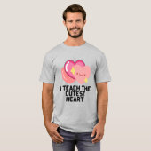 Ik geef les in de meest dunne harten t-shirt (Voorkant volledig)