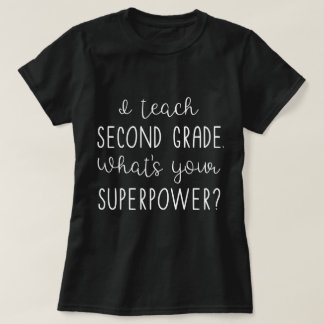 Ik geef les in tweede klas. Wat is je SUPERPOWER? T-shirt