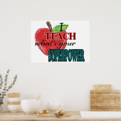 Ik geef les...wat je superkracht is poster (Keuken)