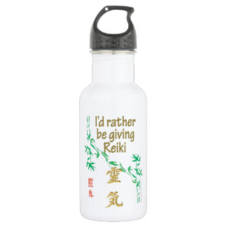 Ik geef liever Reiki. Waterfles
