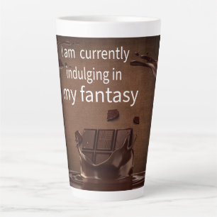 Ik Geef Me Nu Over Aan Mijn Fantasie Chocolade Latte Mok