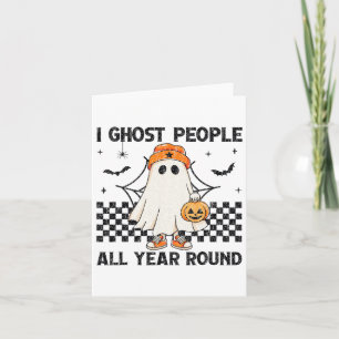 Ik geef mensen het hele jaar door rond de Hallowee Kaart