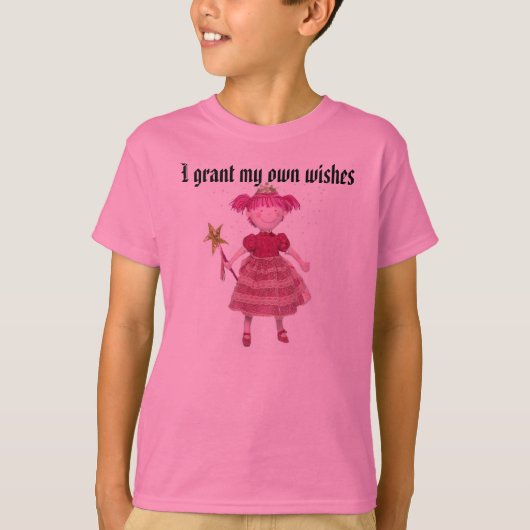 Ik geef mijn eigen wensen t-shirt (Voorkant)