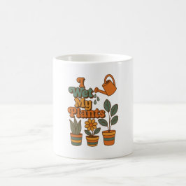Ik Geef Mijn Planten Water – Retro 70s Strepen Magische Mok