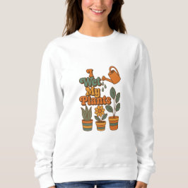 Ik Geef Mijn Planten Water – Retro 70s Strepen Trui