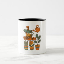 Ik Geef Mijn Planten Water – Retro 70s Strepen