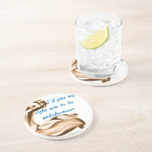 Ik geef mijn rechterarm om ambidexterig te zijn zandsteen onderzetter (Zijkant)