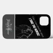 Ik geef niet om de prins. Ik neem het paard. Case-Mate iPhone Case (Achterkant (horizontaal))