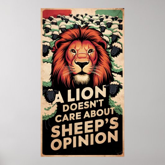 Ik geef niet om je grafische mening poster (Voorkant)