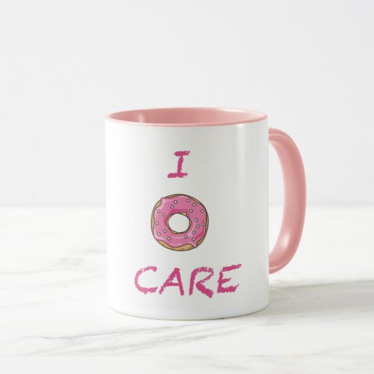 Ik geef niet om mok (Voorkant rechts)