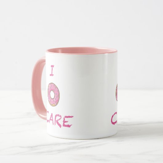 Ik geef niet om mok (Voorkant links)