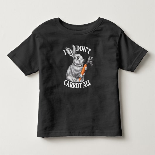 Ik Geef Niet Om Wortel Alle Grappige Paashaas Koni Kinder Shirts (Voorkant)