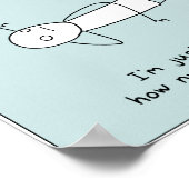 "Ik geef niet op" poster (landschap) (Hoek)