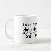 Ik geef niet twee vossen koffie-mok mok (Links)