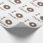 Ik geef om chocolade. cadeaupapier (Hoek)