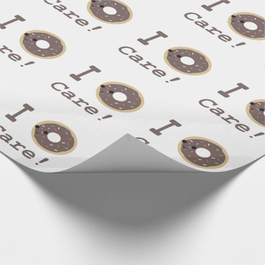 Ik geef om chocolade. cadeaupapier (Hoek)