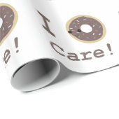 Ik geef om chocolade. cadeaupapier (Rol Hoek)