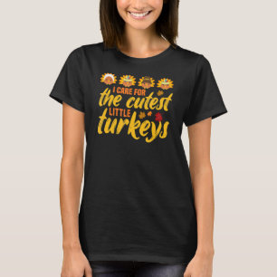 Ik geef om de meest kutste kleine kalkoenen Nicu v T-shirt
