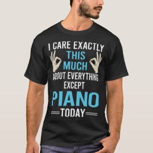 Ik Geef Om Piano Pianist T-shirt