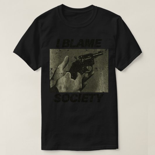 Ik geef Society Revolver 1993 de schuld T-shirt (Design voorkant)