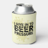 Ik geef toe aan de bierdruk Funny Beer Koelbox Blikjeskoeler (Blikje Voorkant)