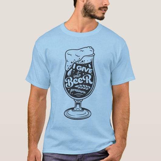 Ik geef toe aan de bierdruk T-Shirt (Voorkant)