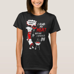 Ik geef toe dat ik mijn vlees wrijf voordat ik het t-shirt