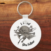 Ik geef u de muziekdocent een waardering sleutelhanger (Voorkant)