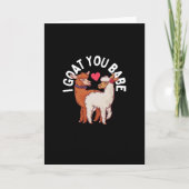 Ik geit je babe grappig geit citaat Valentijnsdag Kaart (Voorkant)