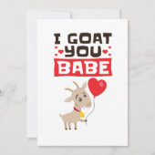 Ik geit jou schatje Valentijnsdag dierenvriend Feestdagenkaart (Voorkant)