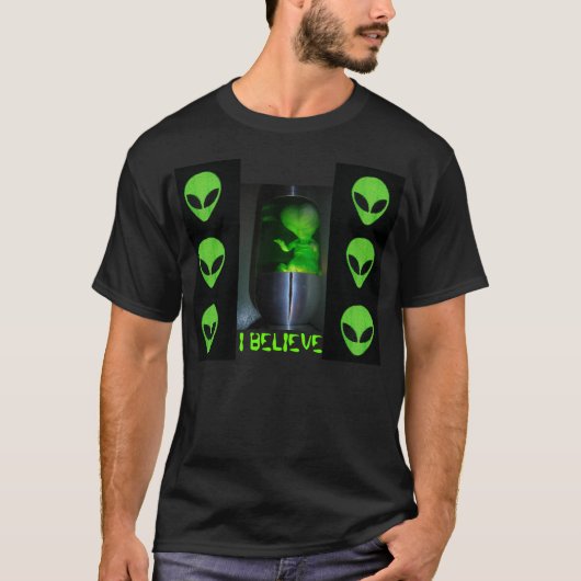 IK GELOOF, ALIEN BABY T-SHIRT (Voorkant)
