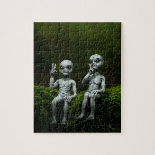IK GELOOF. Alien Puzzle Legpuzzel