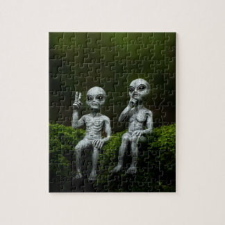 IK GELOOF. Alien Puzzle Legpuzzel