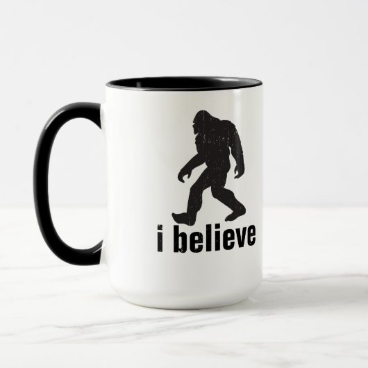 Ik geloof - Black Silhouette Mok (Links)