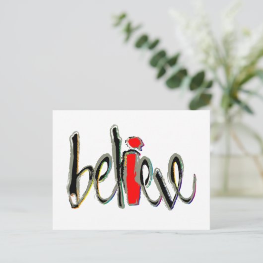 Ik geloof briefkaart (Staand voorkant)