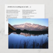 IK GELOOF BRIEFKAART (Voorkant / Achterkant)