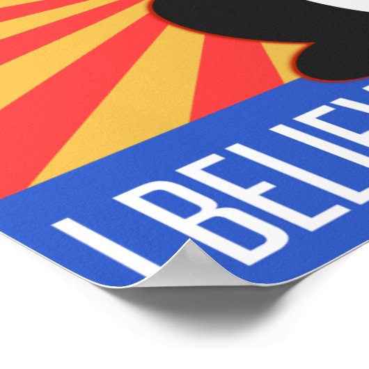 Ik geloof Cat Poster (Hoek)