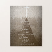 Ik geloof Cross Legpuzzel (Verticaal)