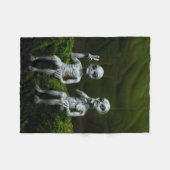 IK GELOOF. Cute Alien Blanket Fleece Deken (Voorkant (Horizontaal))