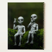 IK GELOOF. Cute Alien Planner (Achterkant)