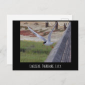 Ik geloof daarom dat ik gevlucht ben briefkaart (Voorkant / Achterkant)