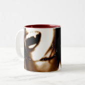 Ik geloof daarom dat ik hou van tweekleurige koffiemok (Voorkant links)