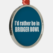 Ik Geloof Dat Bridger Bowl Beter Is Metalen Ornament (Rechts)