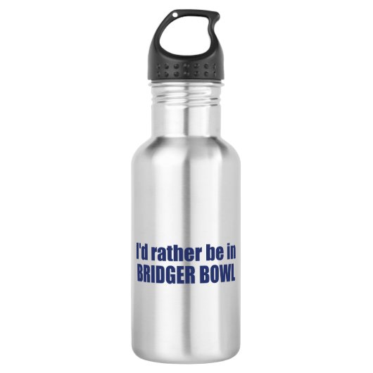 Ik Geloof Dat Bridger Bowl Beter Is Waterfles (Voorkant)