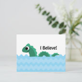 Ik geloof dat Champ de ChamPlain Monster is Briefkaart (Staand voorkant)